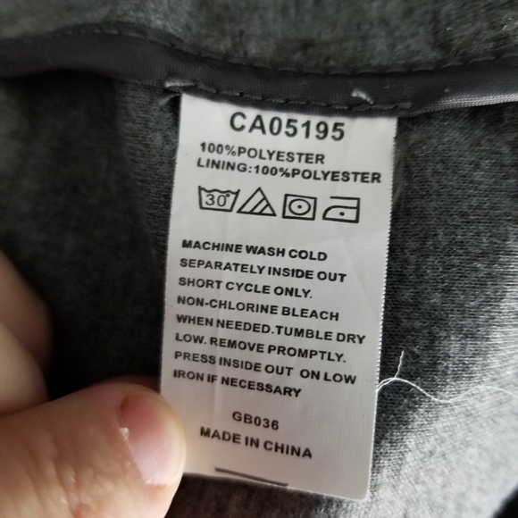 ADAM JACOBS | gray quilted zip large collar jacket - Picture 6 of 6